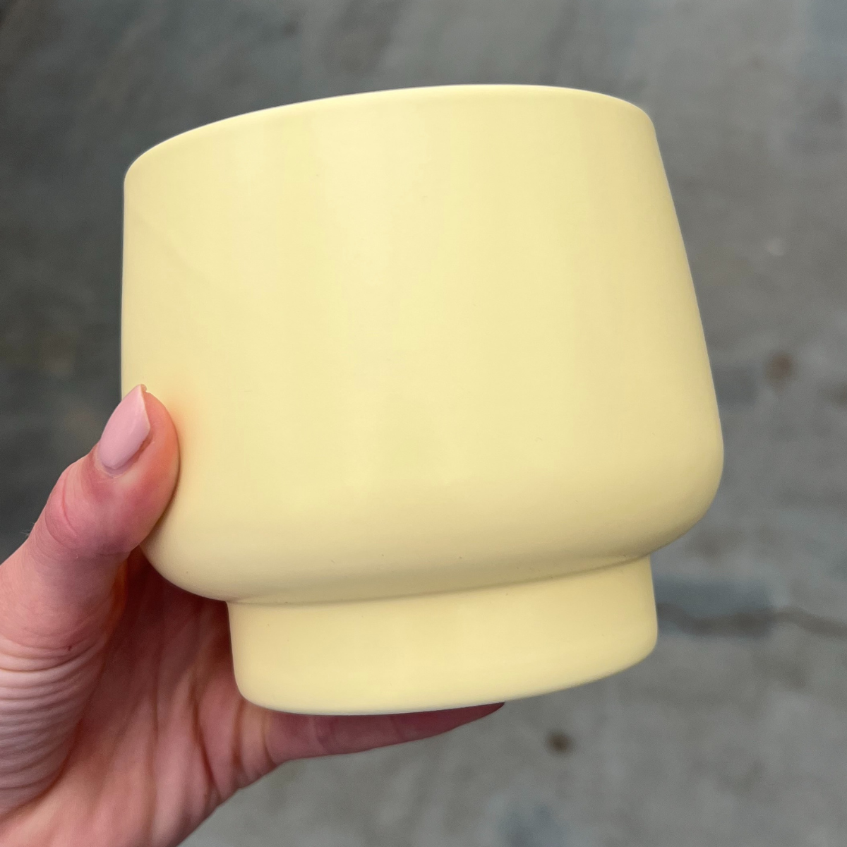 Kolibri Home | Scandic Blumentopf – Gelb – ⌀9 cm