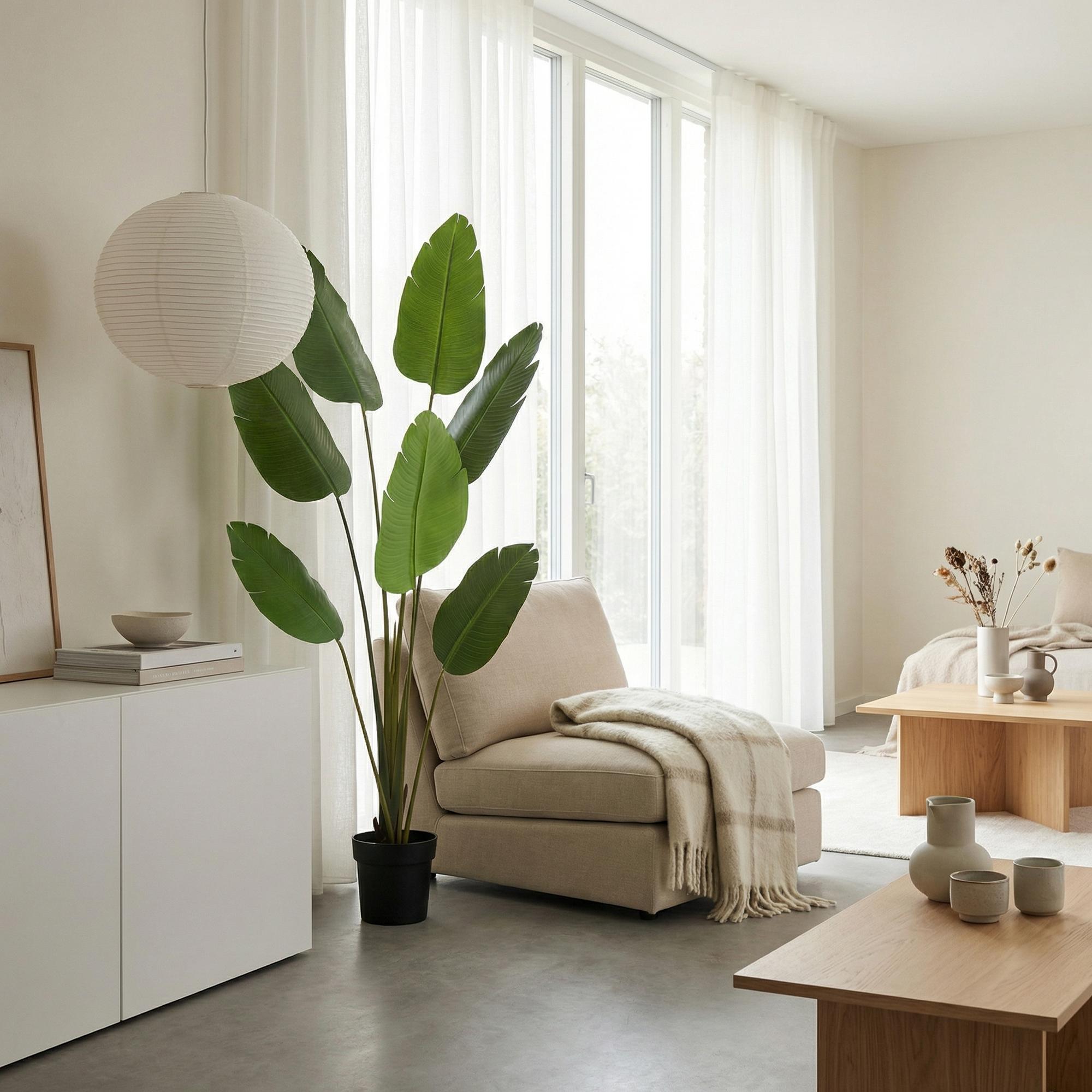 Kunstplant - Strelitzia Nicolai - 170cm