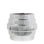 Kolibri Home | Allure Empire Shiny sierpot - Zilver - Ø9cm