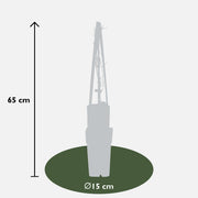 3x - Clematis Jackmanii - ↨65cm - Ø15