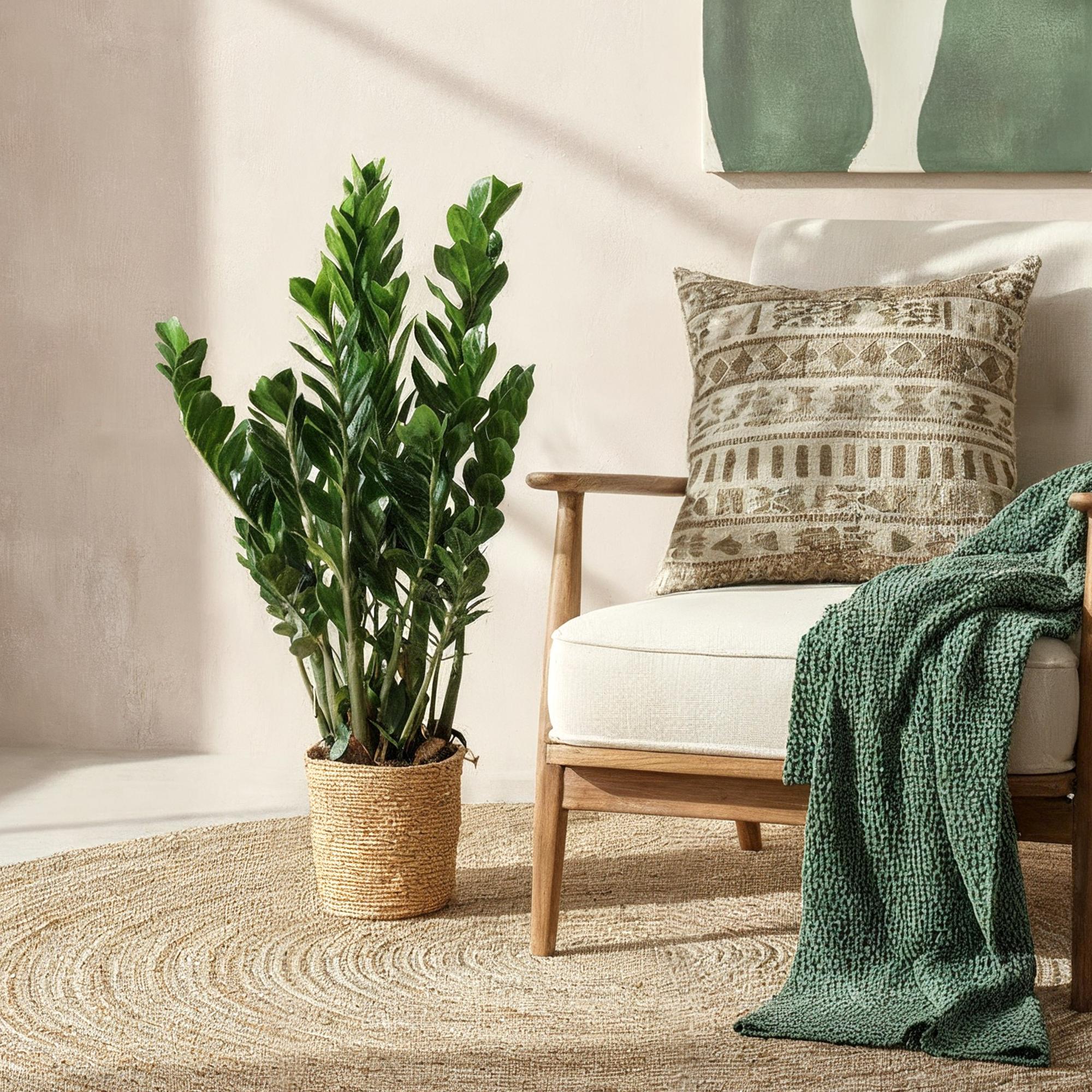 Zamioculcas - ZZ-plant - Pot 21cm - Hoogte 80-90cm