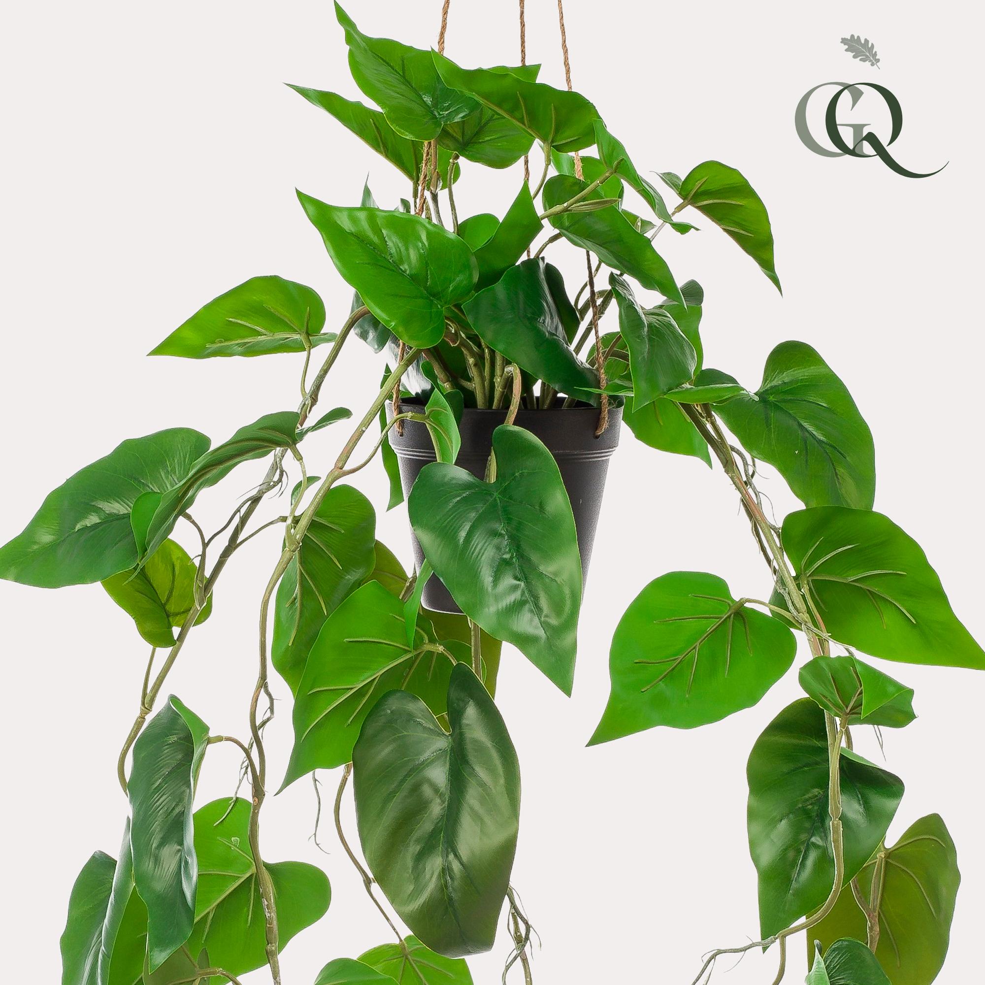Artificial plant - Philodendron scandens - Climbing Tree Lover - 80 cm