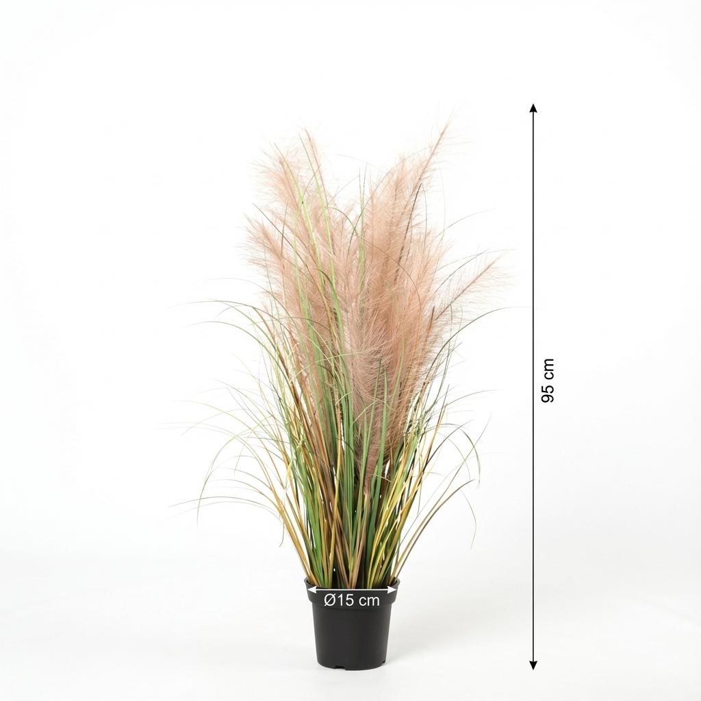 Kunstplant - Phragmites grass - 95cm