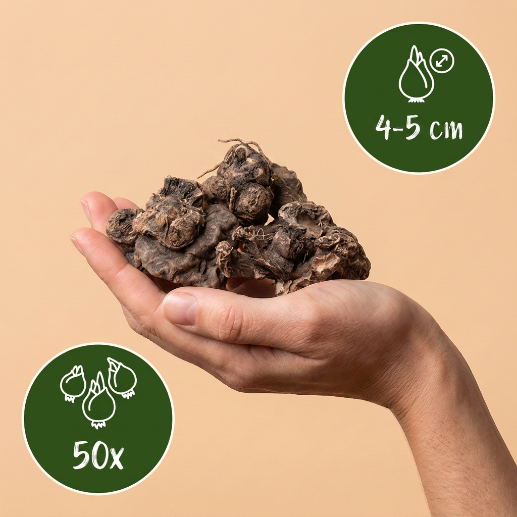 50 bulbes d'anémones Blanda mélangées - Bulbes à fleurs - Mélange d'anémones grecques - Divers - Bulbes naturalisables - Calibre 4/5