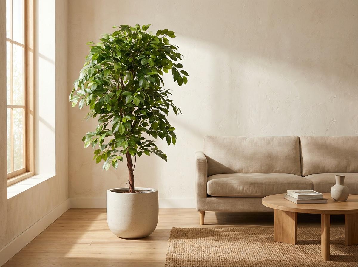 Ficus Deluxe Vine Kunstboom - 140 cm - Kunstplant