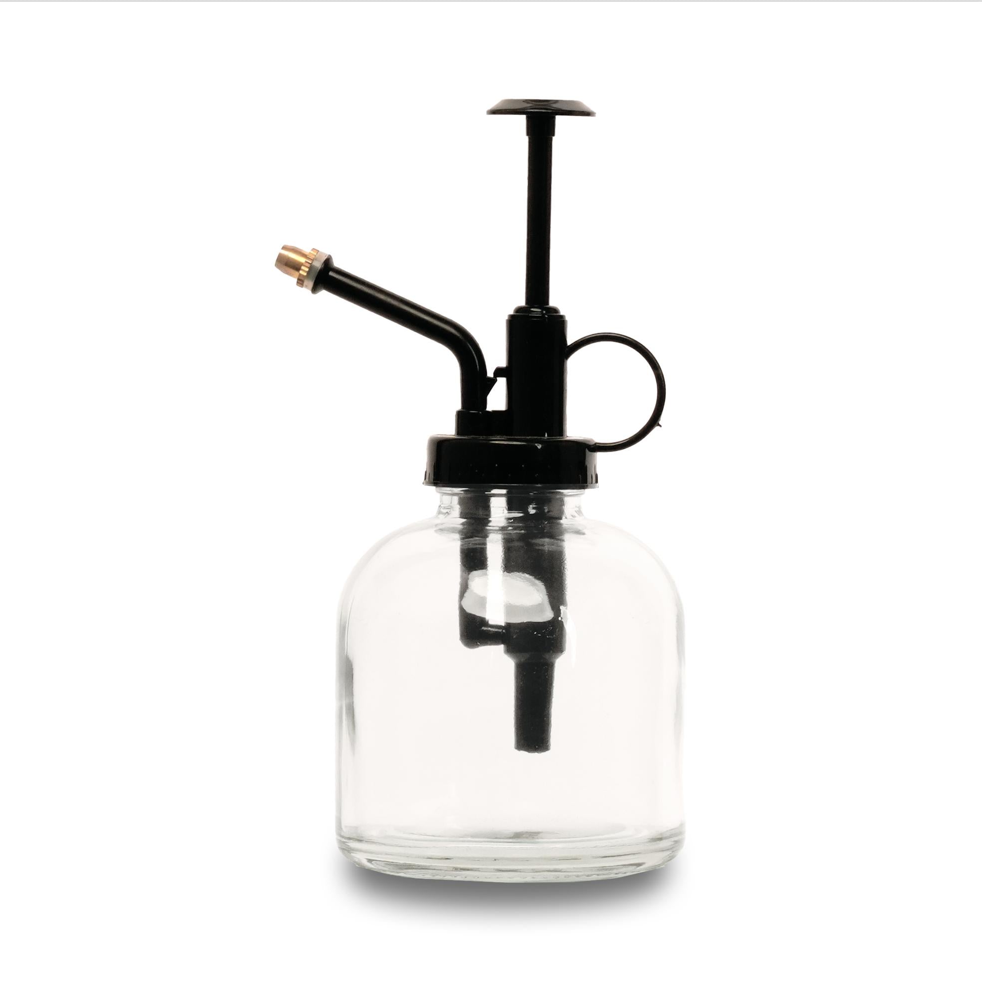 Plant sprayer - Clear glass with black - 300 ml