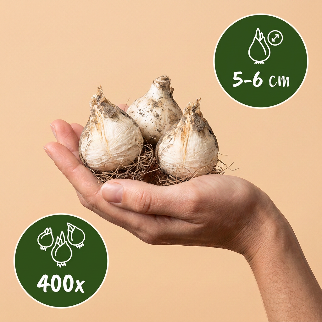 400 bulbes d'Allium Sphaerocephalon - Ail globuleux - Violet - Floraison estivale - Calibre du bulbe : 5/6
