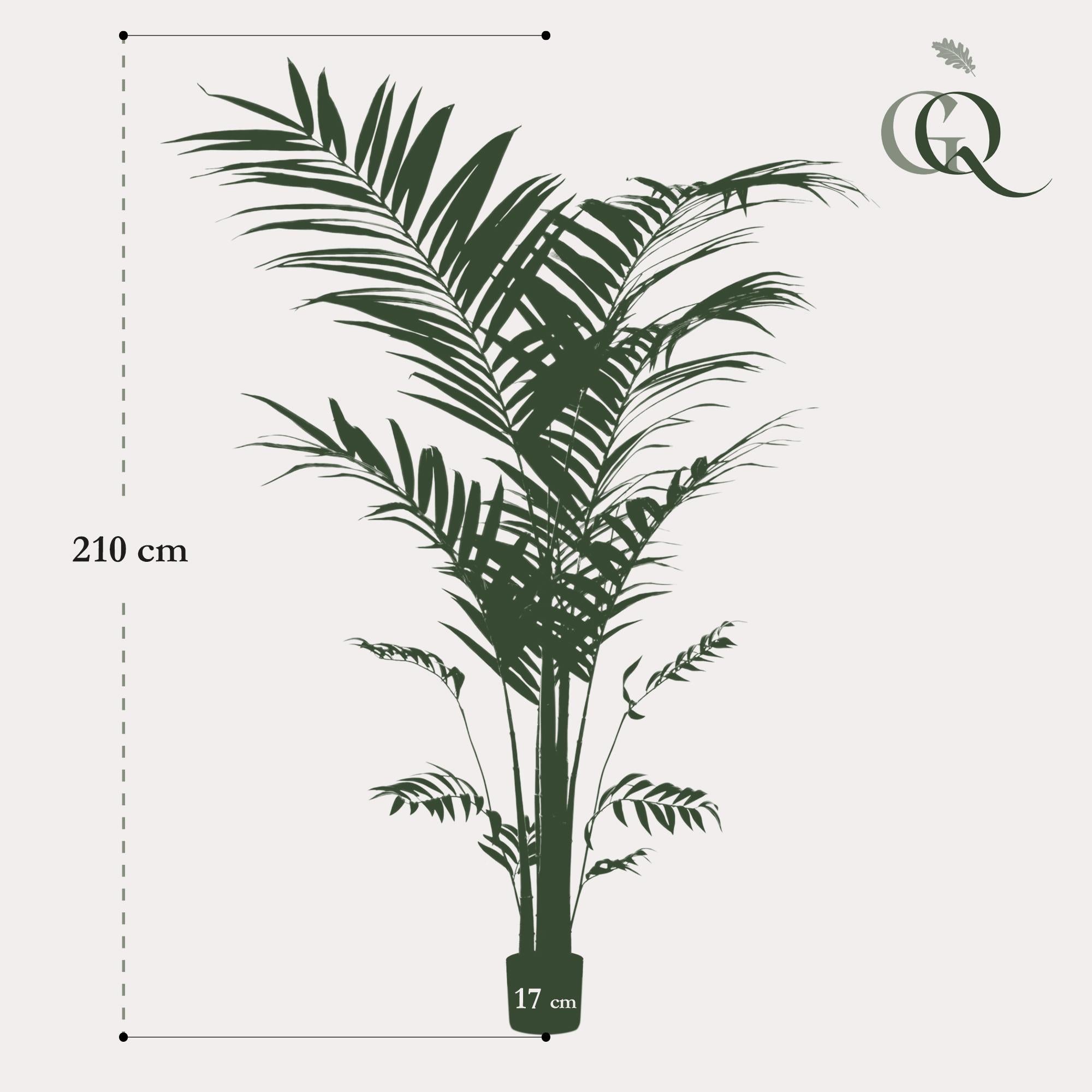 Pianta artificiale - Kentia - Palma Kentia - 210 cm
