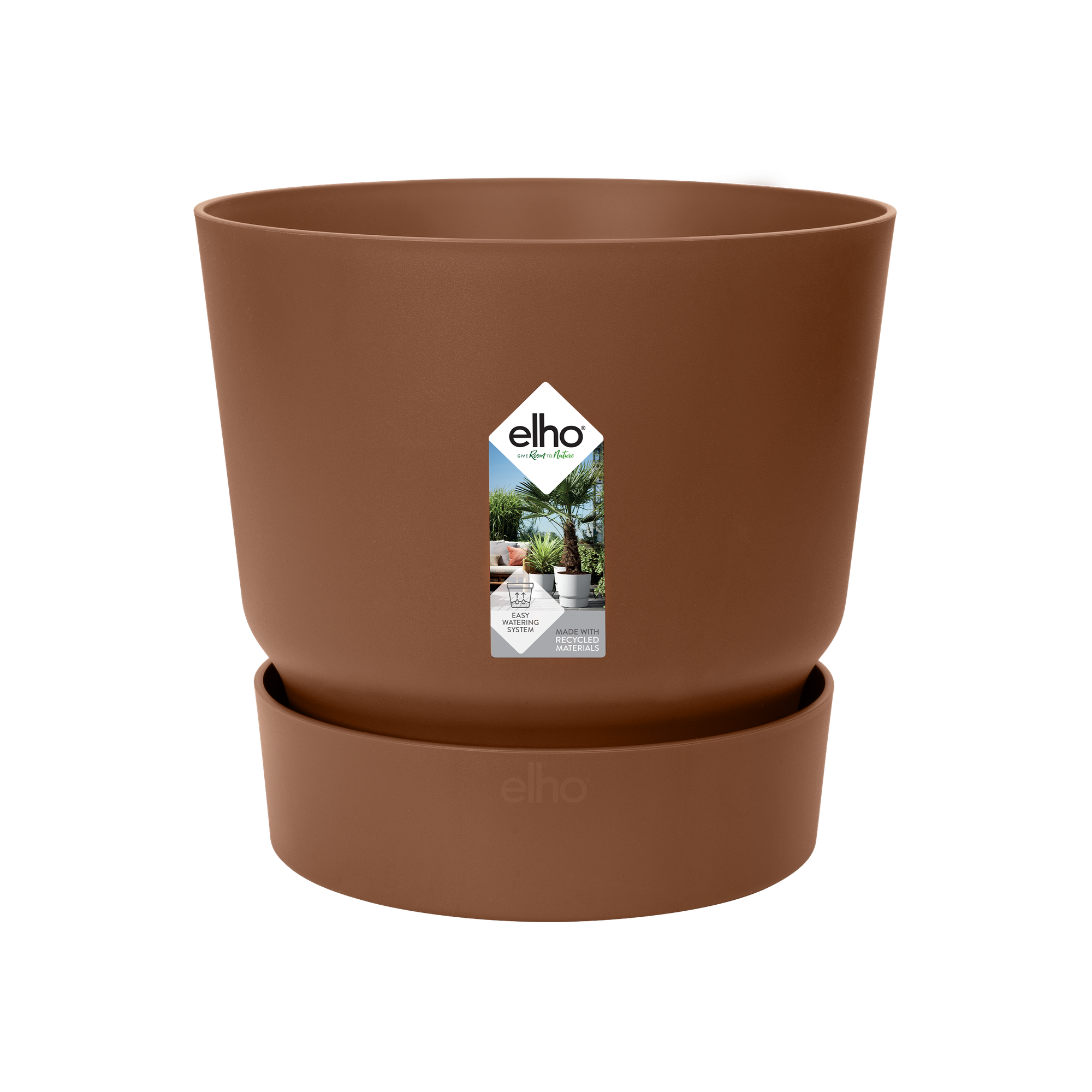 Pot elho Greenville Round bruin - D18 x H17