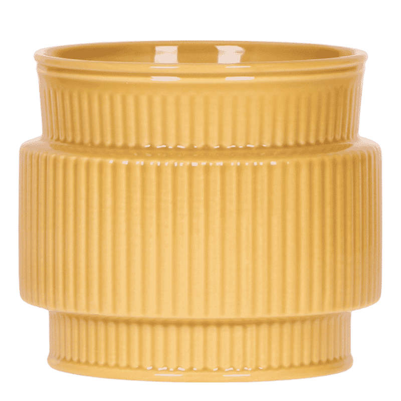 Kolibri Home | Allure sierpot - Mosterdgeel - Ø12cm