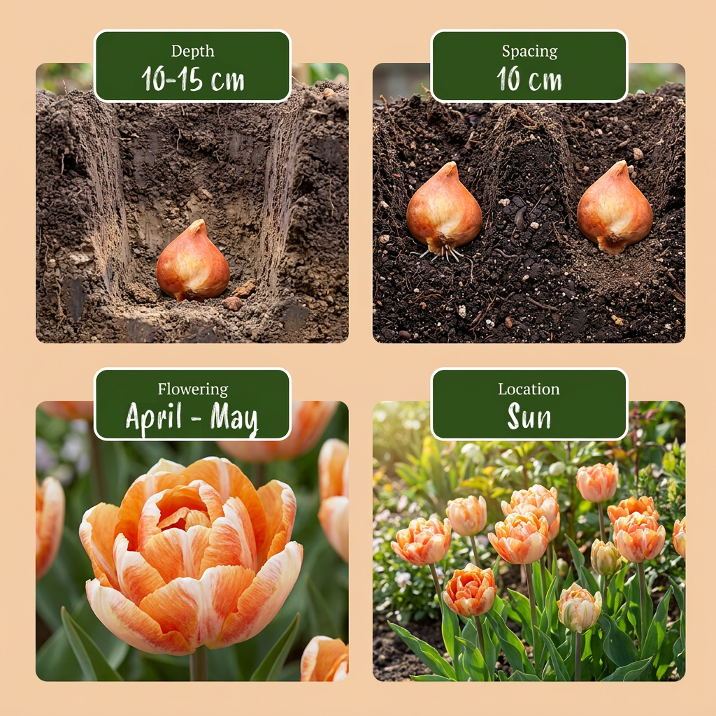 12x Tulipa lysestage - Blomsterløg - Tulipanlysestage - Diverse - Forårsblomstrende - Pærestørrelse 11/12