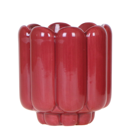 Kolibri Home | Retro Shine sierpot - Red - Ø9cm