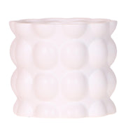 Kolibri Home | Dekorativer Baumwolltopf – Weiß – Ø 12 cm