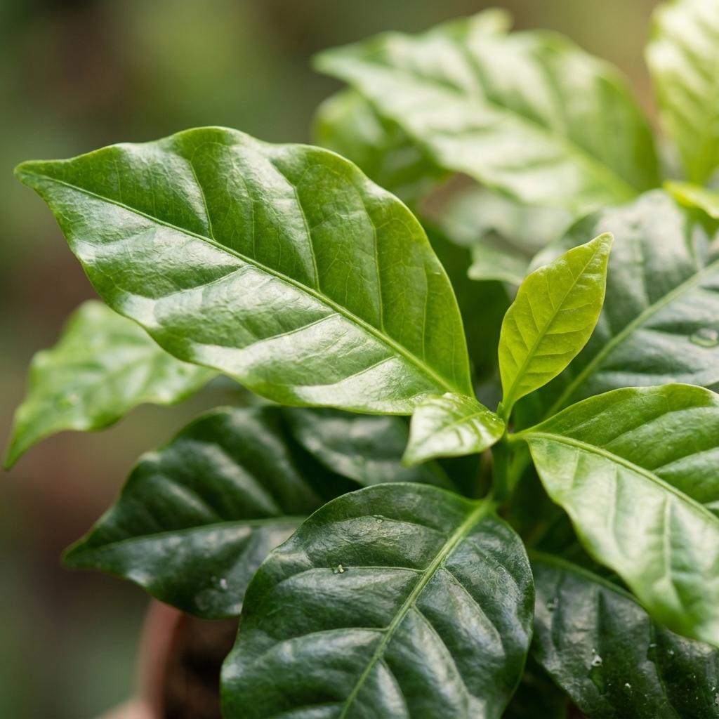 Coffea Arabica Koffieplant - 2x - Ø 12 cm - Hoogte: 25 cm