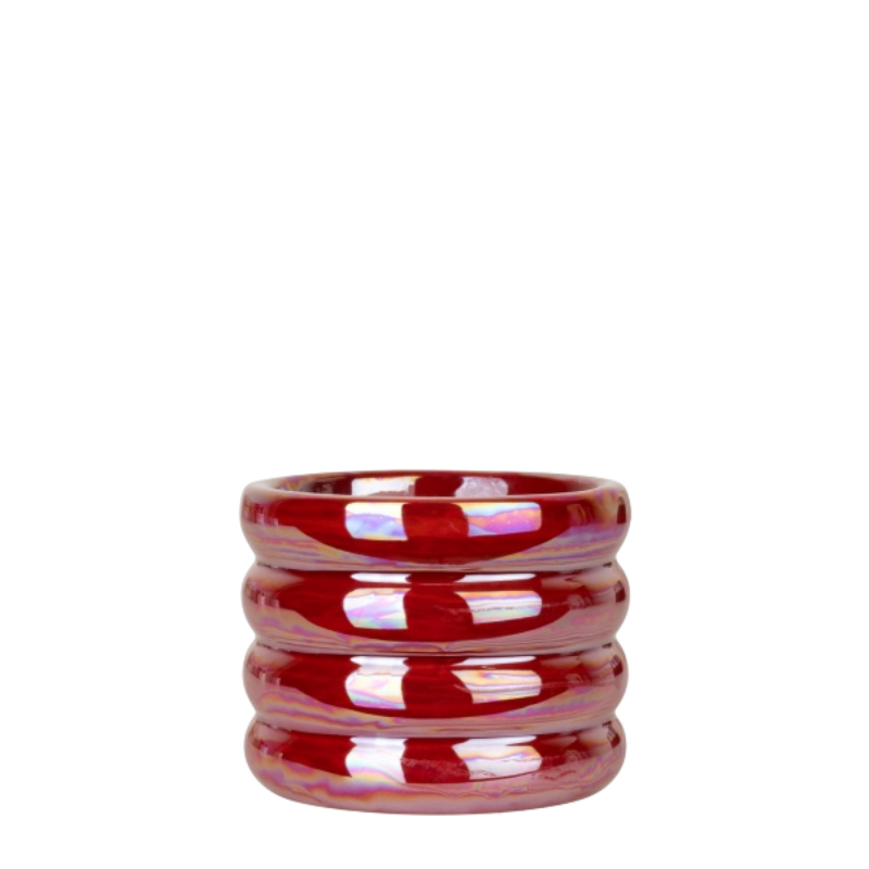 Kolibri Home | Glow sierpot - Rood - Ø6cm