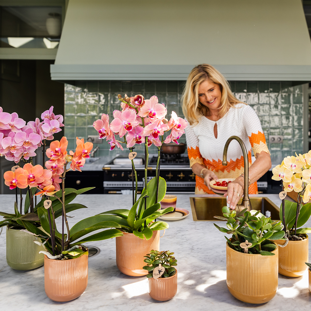 Kolibri Home | Flare sierpot - Ocher - Ø12cm