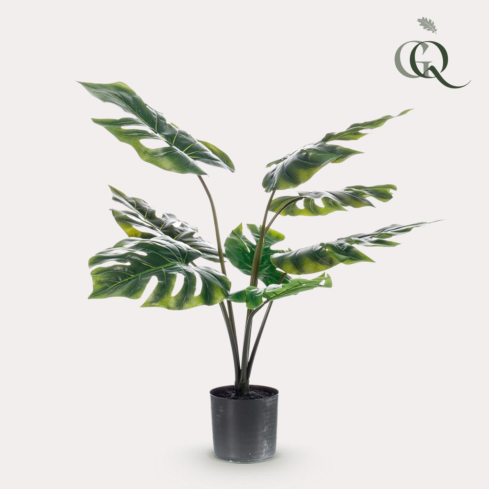 Monstera Deliciosa - pianta artificiale - 65 cm