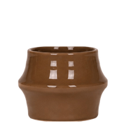 Kolibri Home | Clay sierpot - Bruin - Ø6 cm