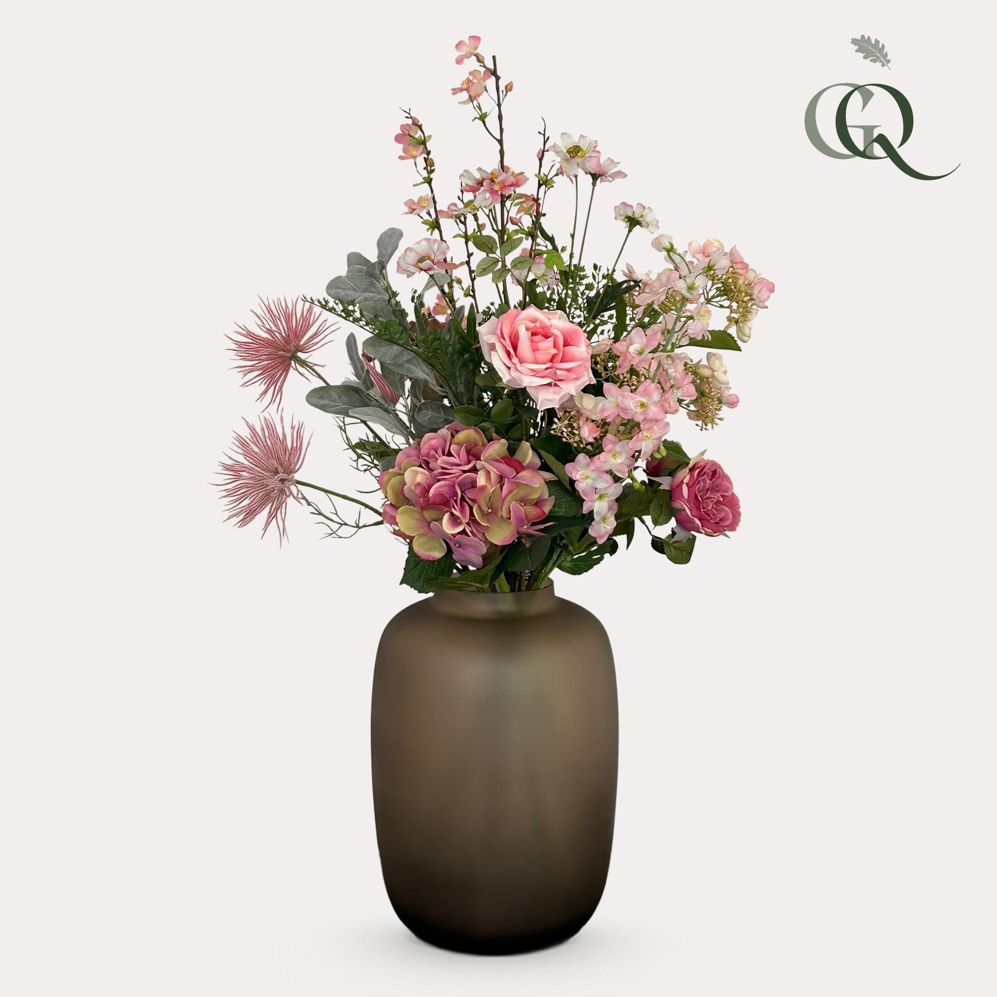 Künstliche Blumen – Strauß L – Zartrosa – 89 cm