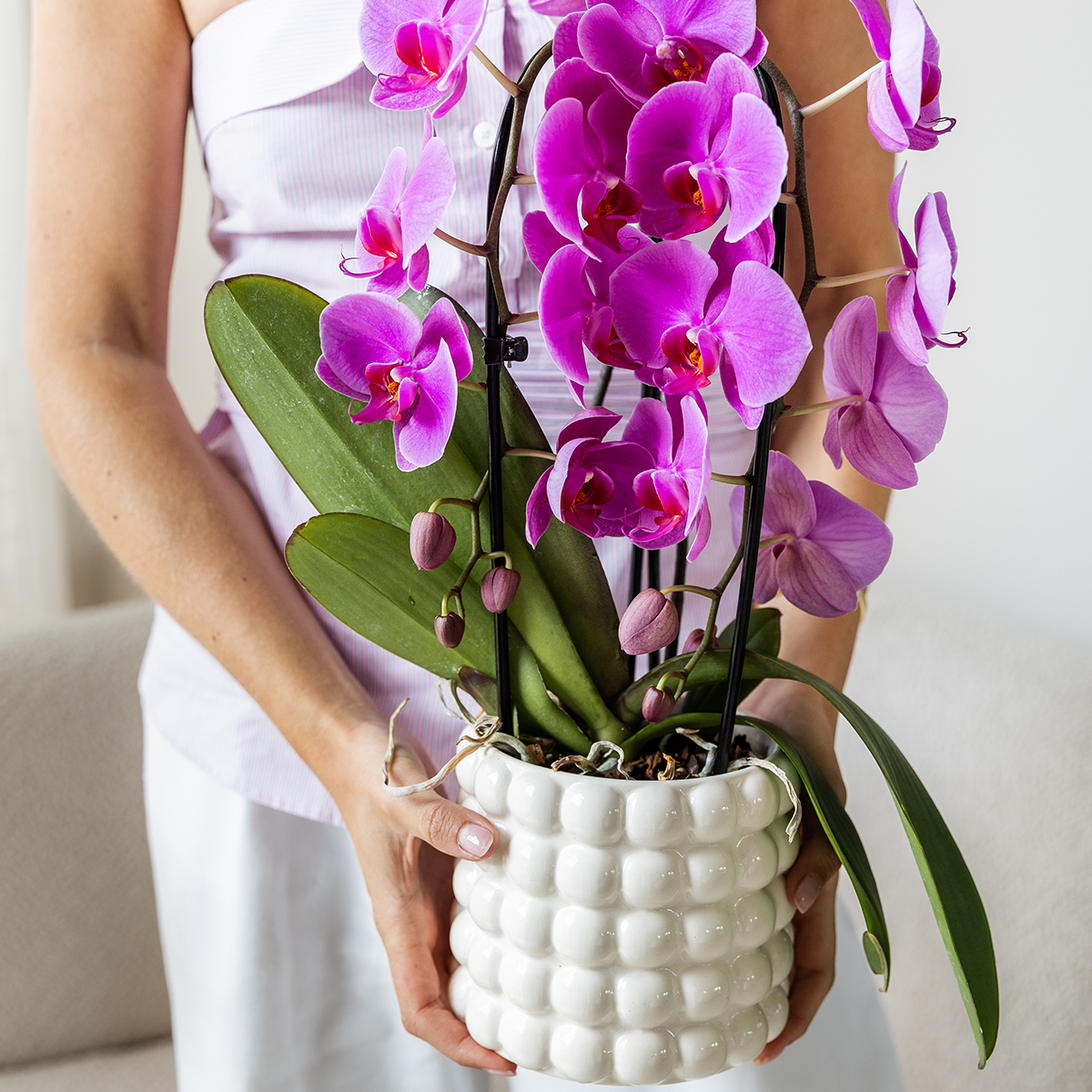 Kolibri Home | Poppy sierpot - White - Ø12cm