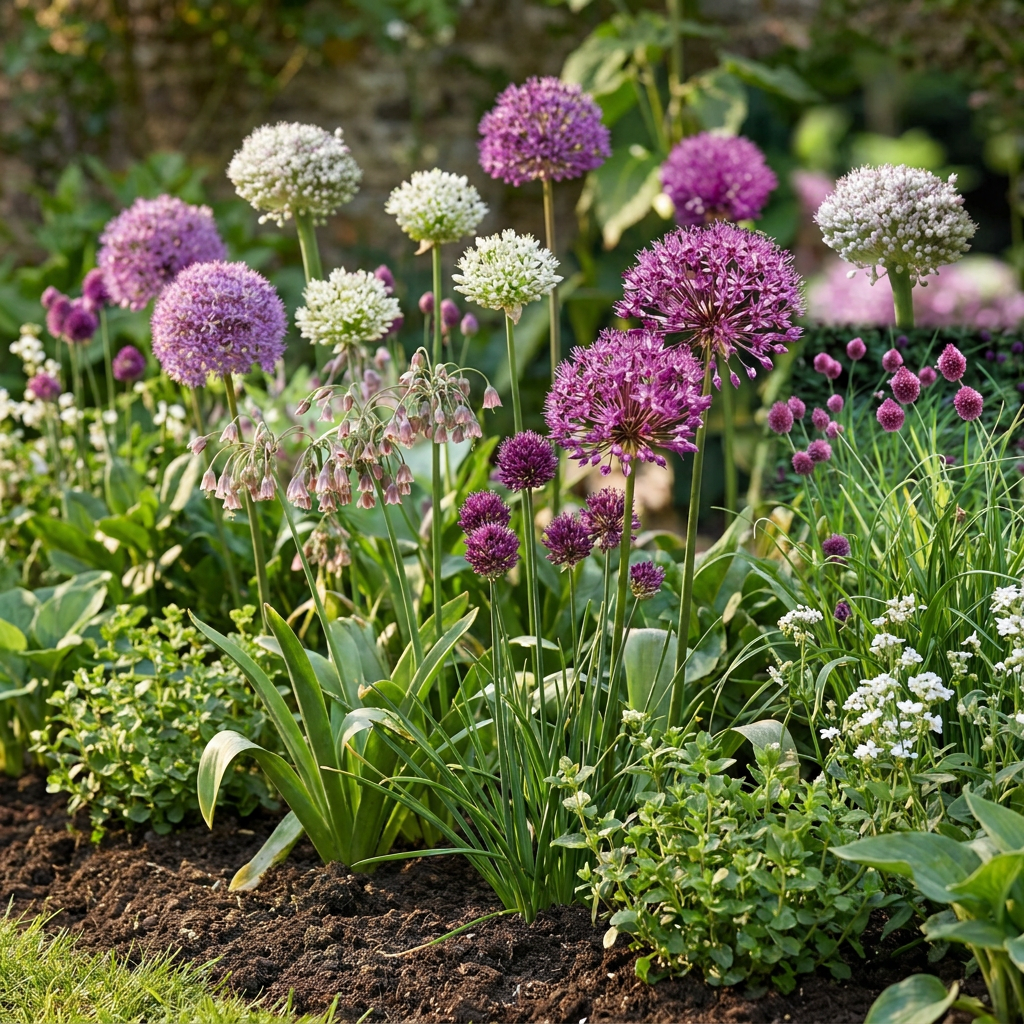 640 bulbes d'ail d'ornement - Bulbes à fleurs - Oignon ornemental - Divers - Floraison estivale - Calibre 10/12