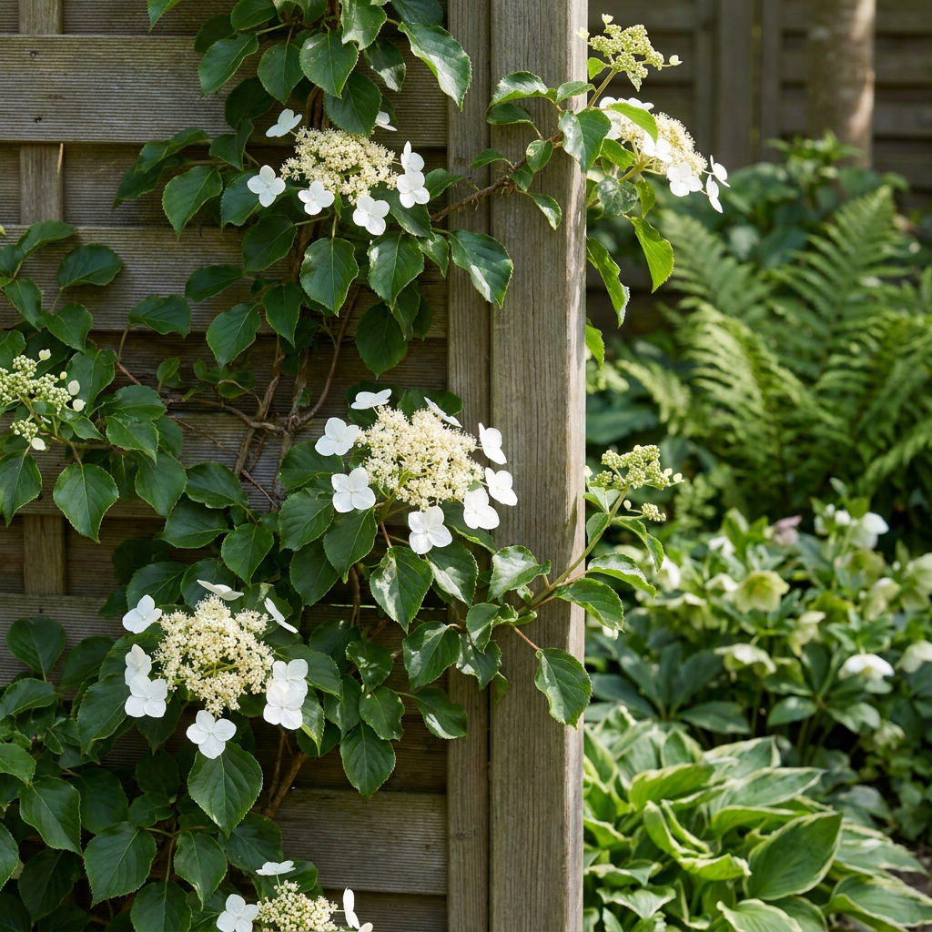 Hydrangea a. Petiolaris - Klimmende hortensia 4x - Wit - Klimplant - Ø9cm - ↕35cm