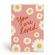 Wenskaart "You are loved" - A6 Gevouwen - Voeg persoonlijke boodschap toe