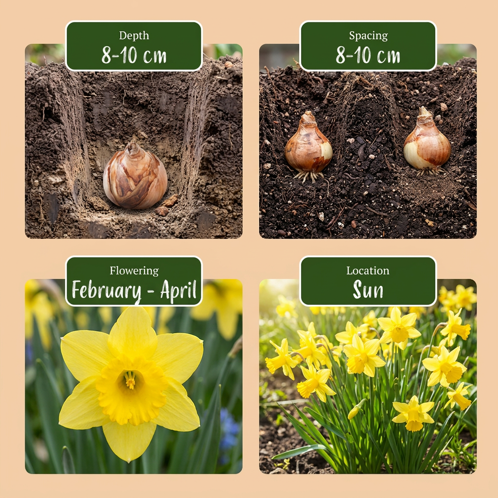 200x Narcissus Tete-A-Tete - Bloembollen - Miniatuurnarcis - Geel - Voorjaarsbloeier - Bolmaat 10/11