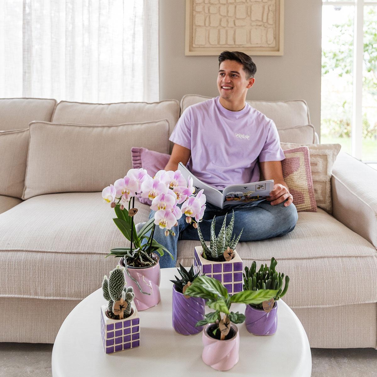 Kolibri Home | Vaso decorativo Candy - Rosa - Ø9cm