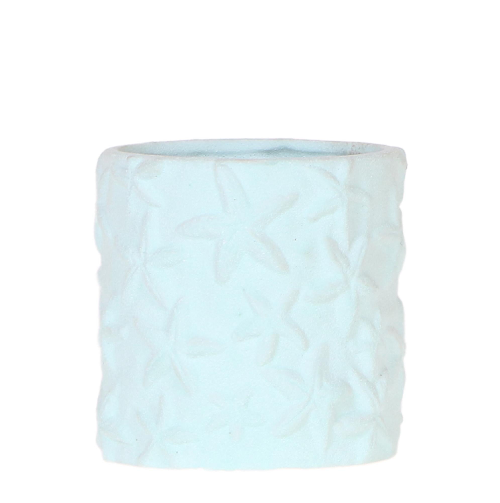 Kolibri Home | Dekorativer Seestern-Übertopf – Blau – Ø 9 cm