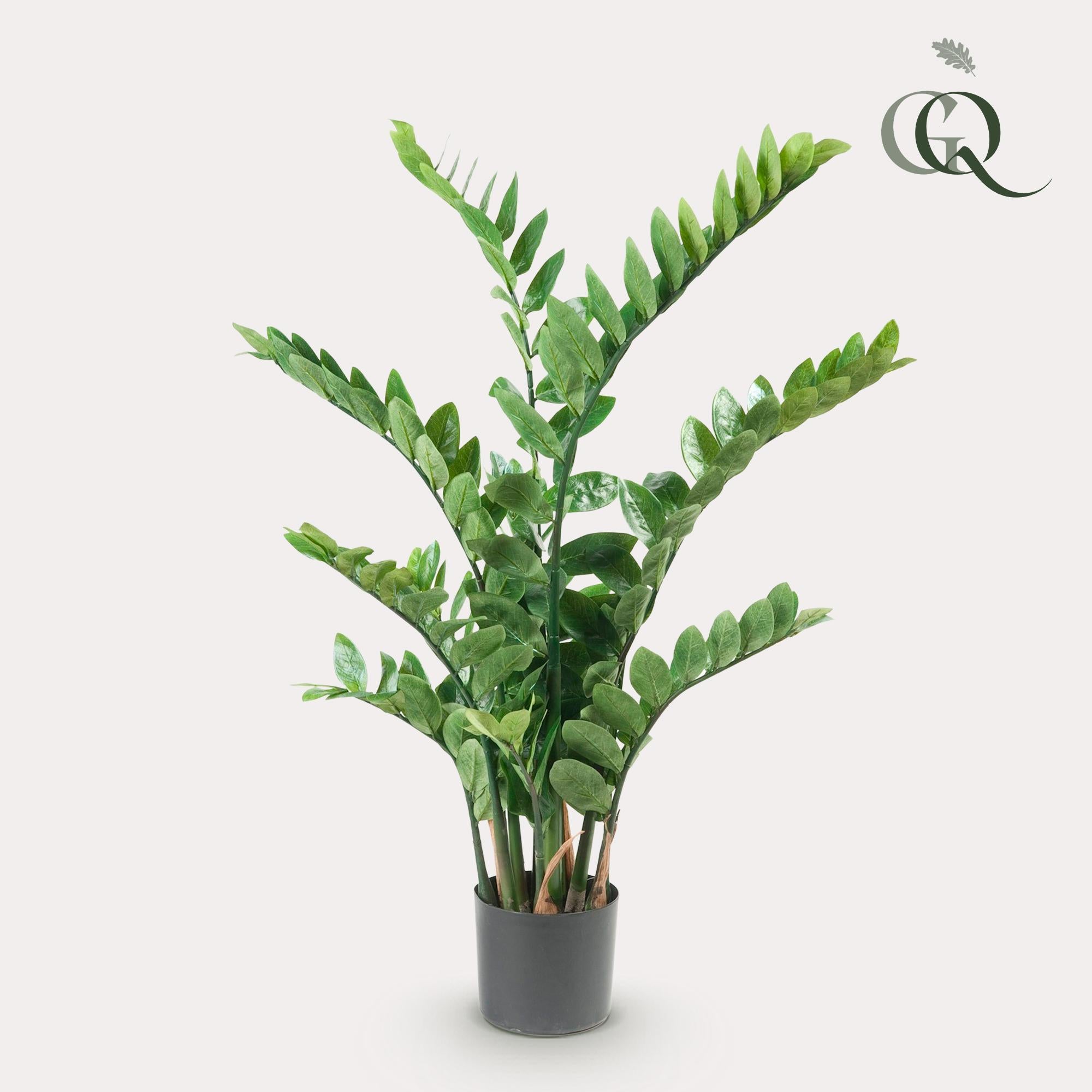 Planta artificial - Zamioculcas - Palmera de interior - 110 cm