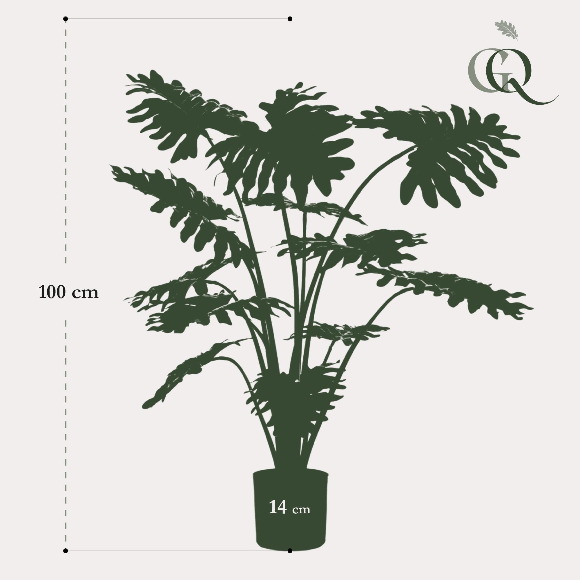 Planta artificial - Filodendro - 80 cm