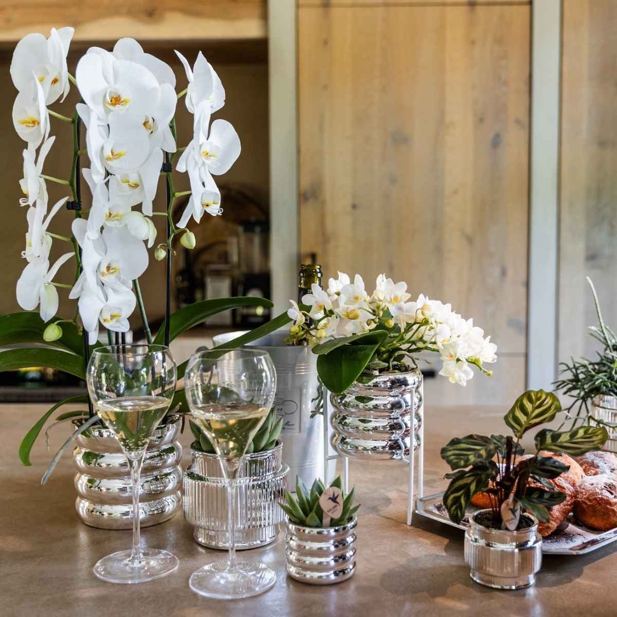 Kolibri Home | Allure Shiny sierpot - Zilver - Ø6cm
