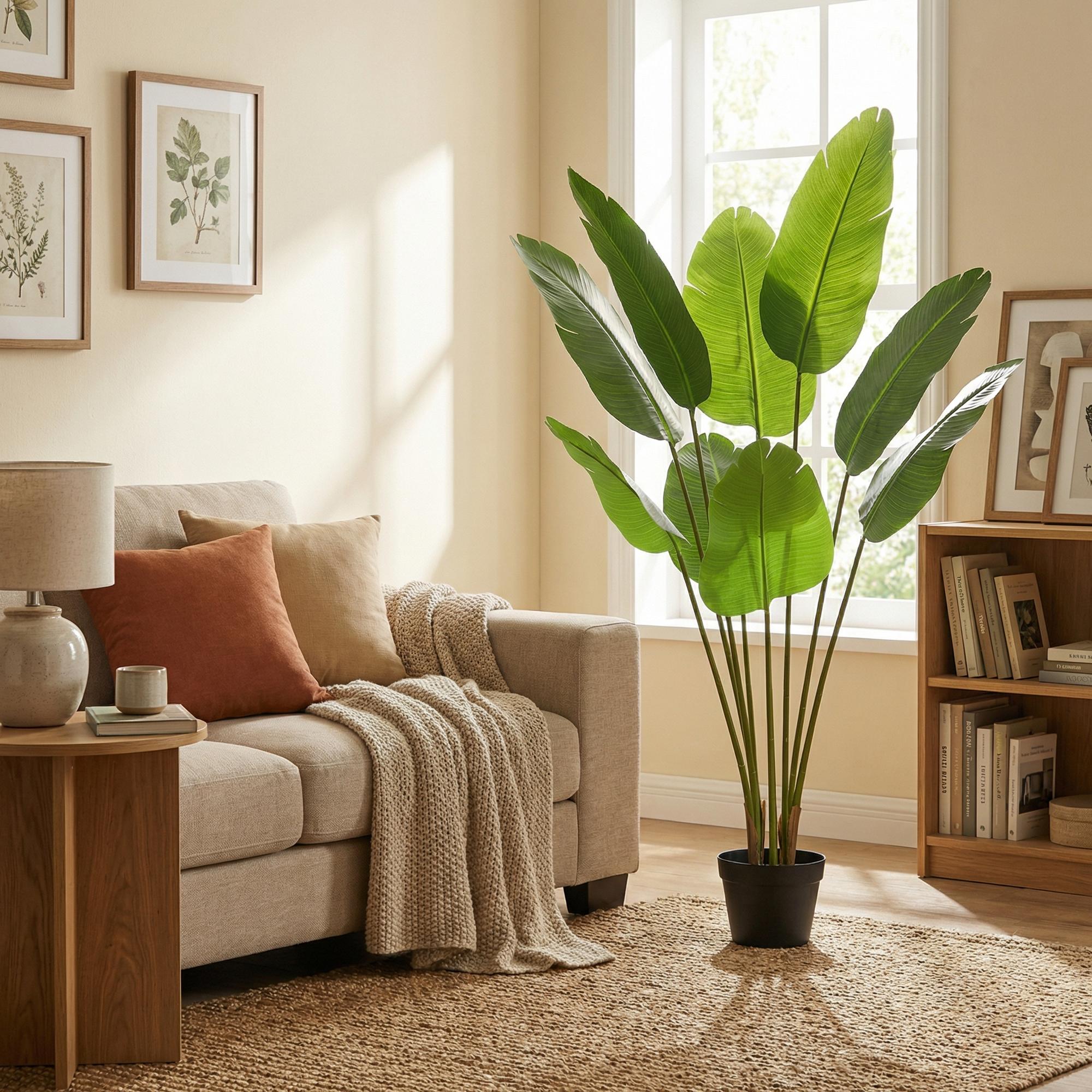 Kunstplant - Strelitzia Nicolai - 135cm