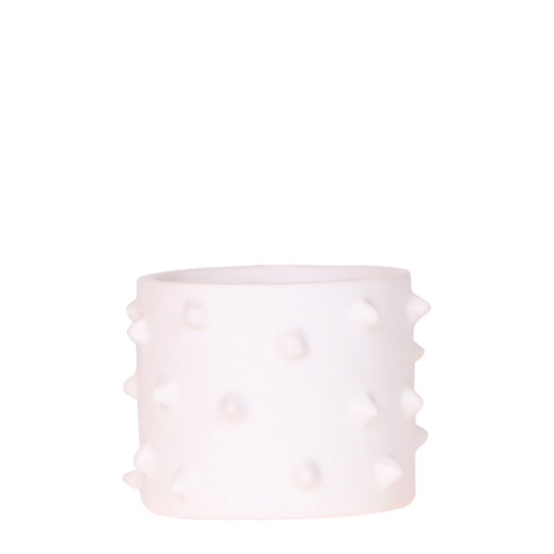 Kolibri Home | Spike sierpot - Wit - Ø6cm