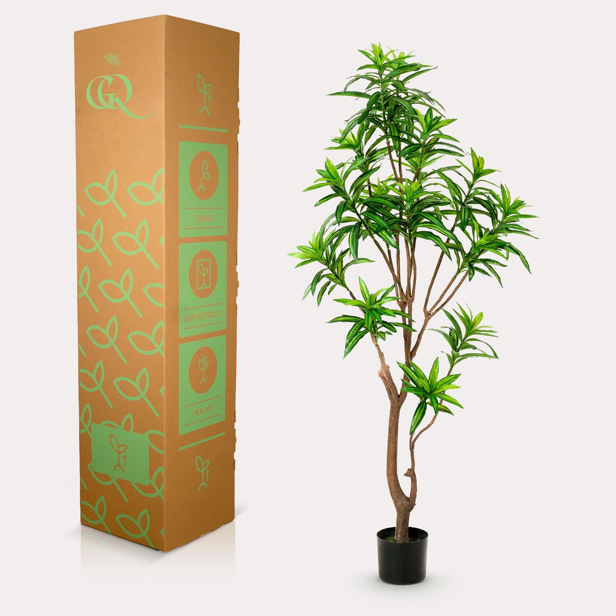 Planta artificial - Dracaena - Árbol del dragón - 155 cm