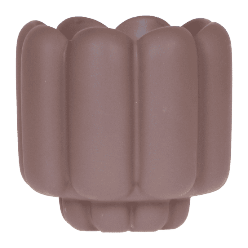 Kolibri Home | Retro sierpot - Bruin - Ø12cm
