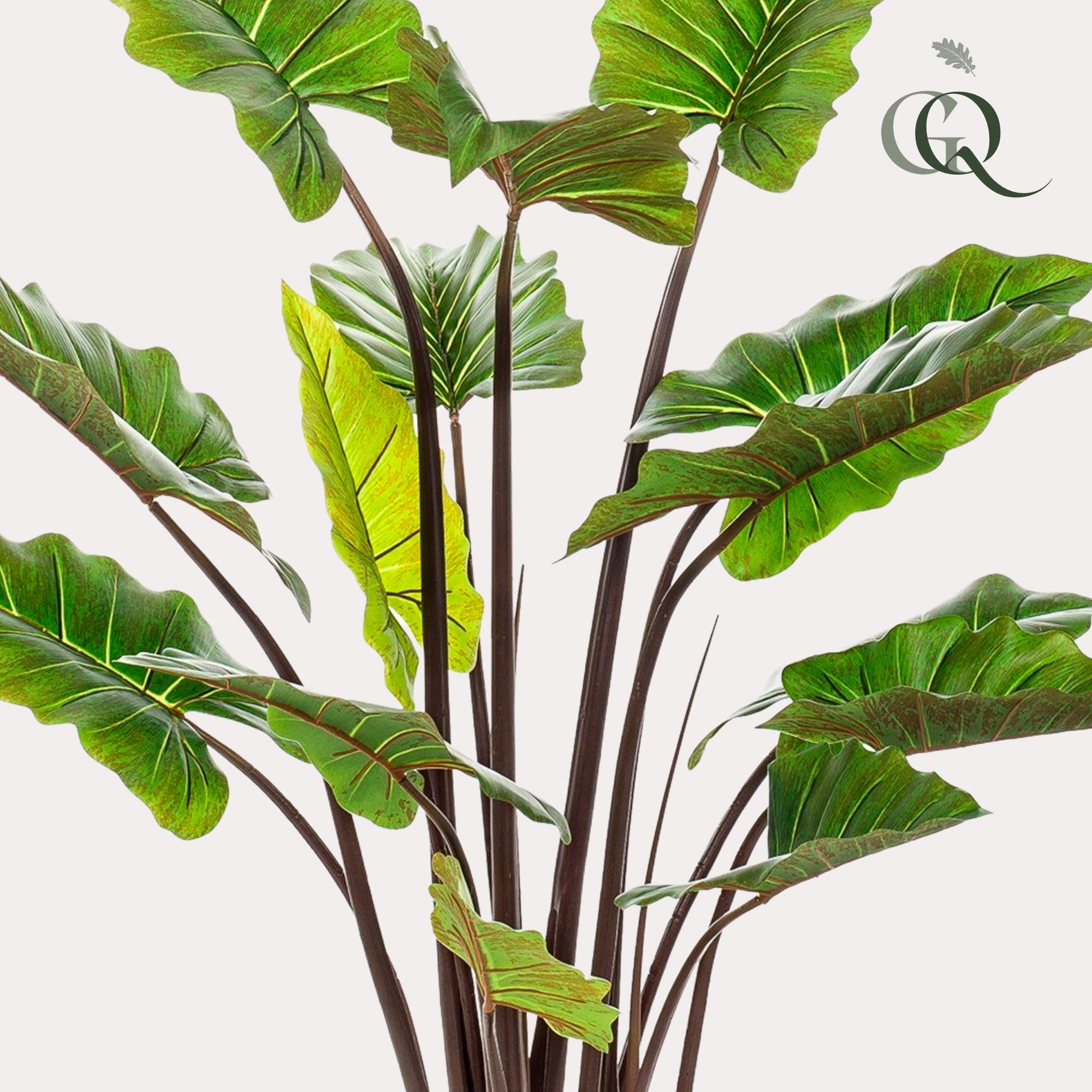 Artificial plant - Colocasia Pink China - Elephant Ear - 130 cm