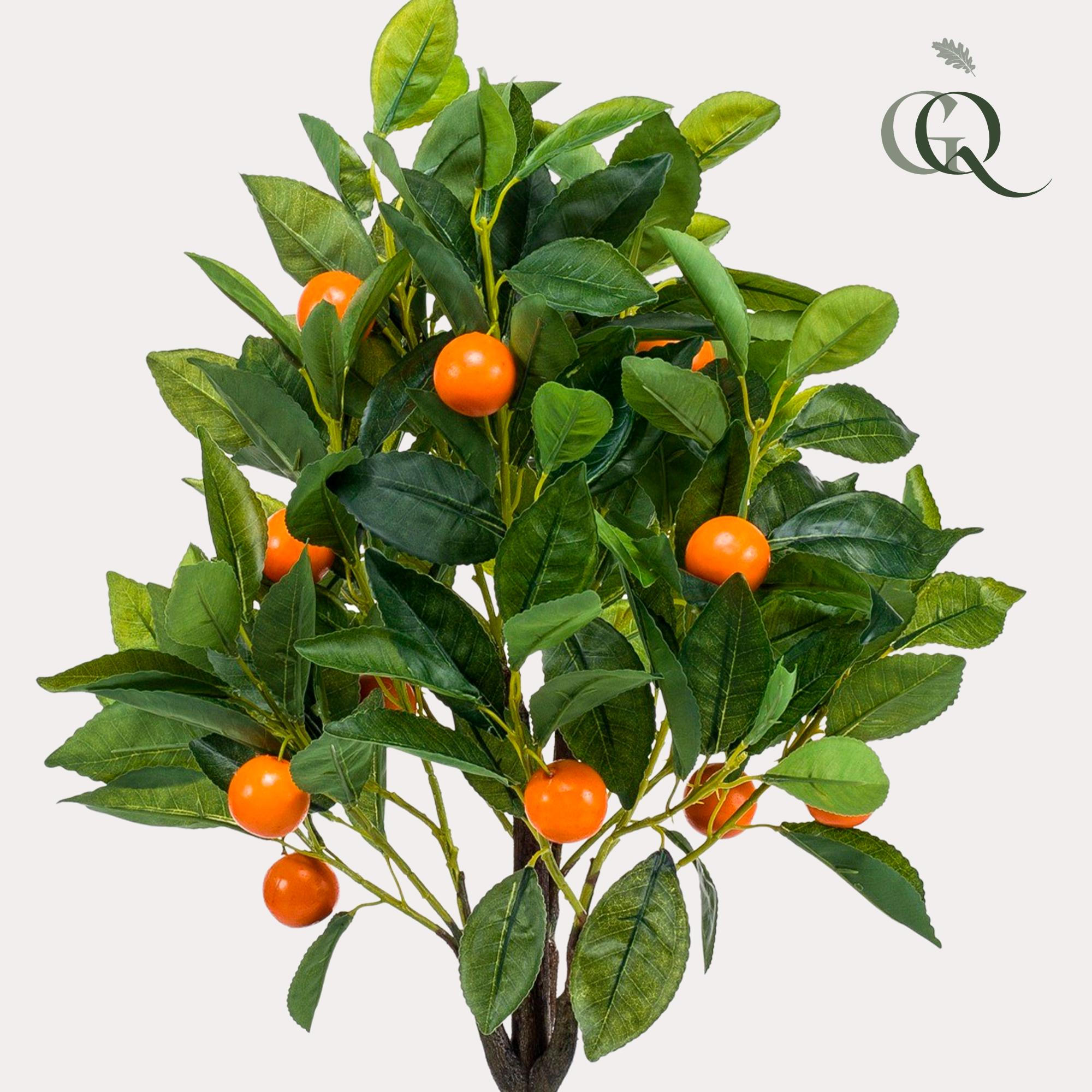 Pianta artificiale - Citrus Sinensis - Arancio - 75 cm