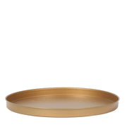 Kolibri Home | Plateau décoratif - Plateau rond doré Ø30cm