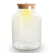 Little Milky Terrarium Bottle with Cork - Closed Large Terrarium ↑ 24.5 cm