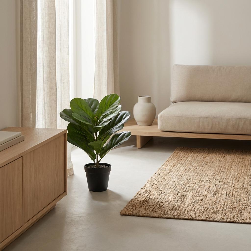 Kunstplant - Ficus lyrata - 40cm