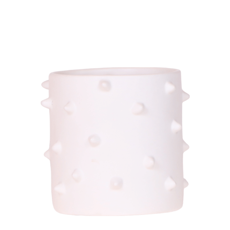 Kolibri Home | Spike sierpot - Wit - Ø9cm