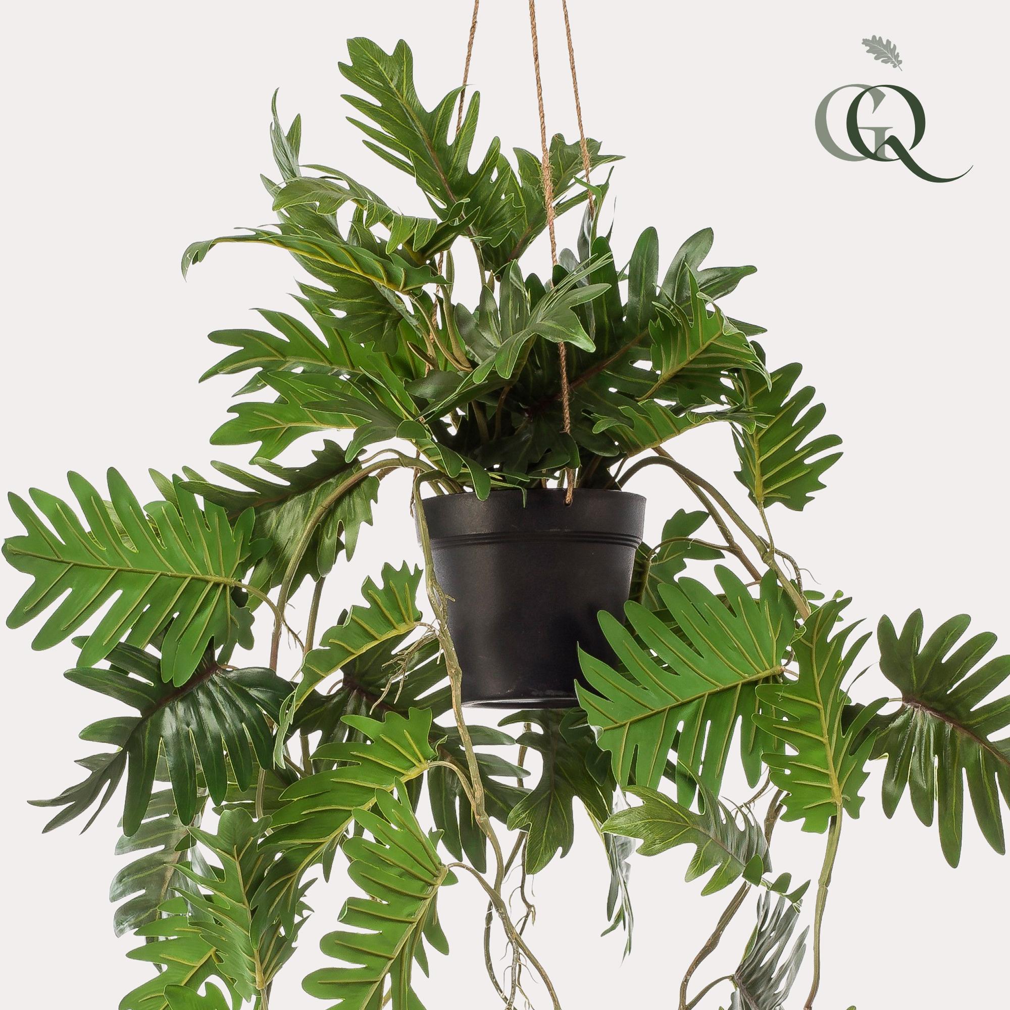 Pianta artificiale - Philodendron - Amante degli alberi rampicanti - 80 cm