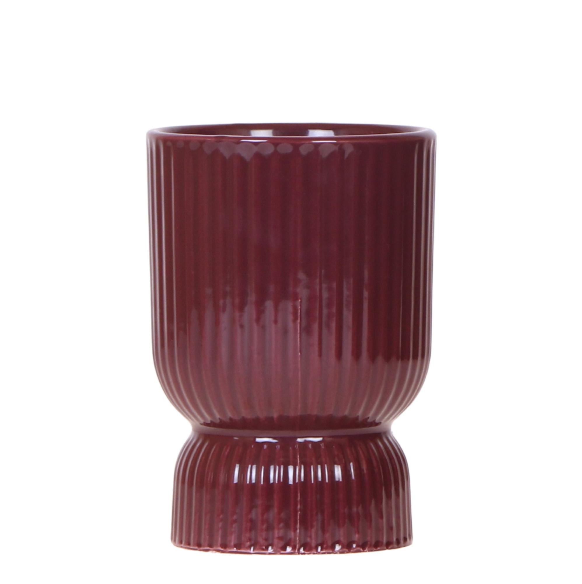 Kolibri Home | Diabolo sierpot | Ø9cm - Burgundy