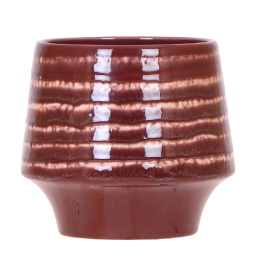 Kolibri Home | Moonstone Burgundy sierpot - Ø12cm