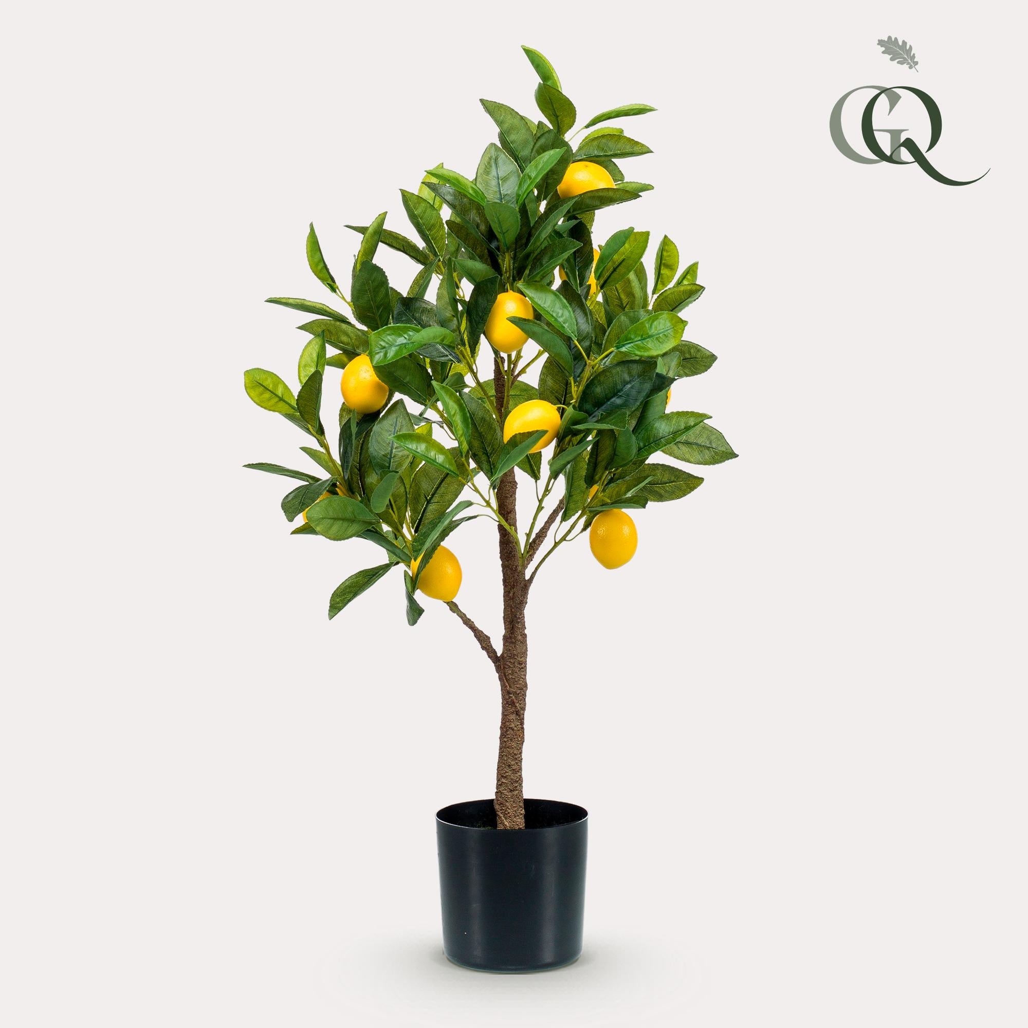 Pianta artificiale - Citrus Limonia - Albero di limone - 75 cm