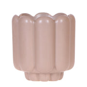 Kolibri Home | Dekorativer Retro-Übertopf – Sand – Ø 9 cm