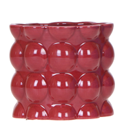 Kolibri Home | Cotton Shine sierpot - Red - Ø12cm