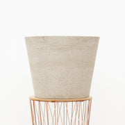 Cubo beige lavado - L - 58x50
